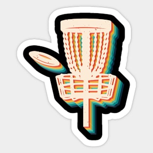 Disc Golf - Disc Golf Retro Sticker